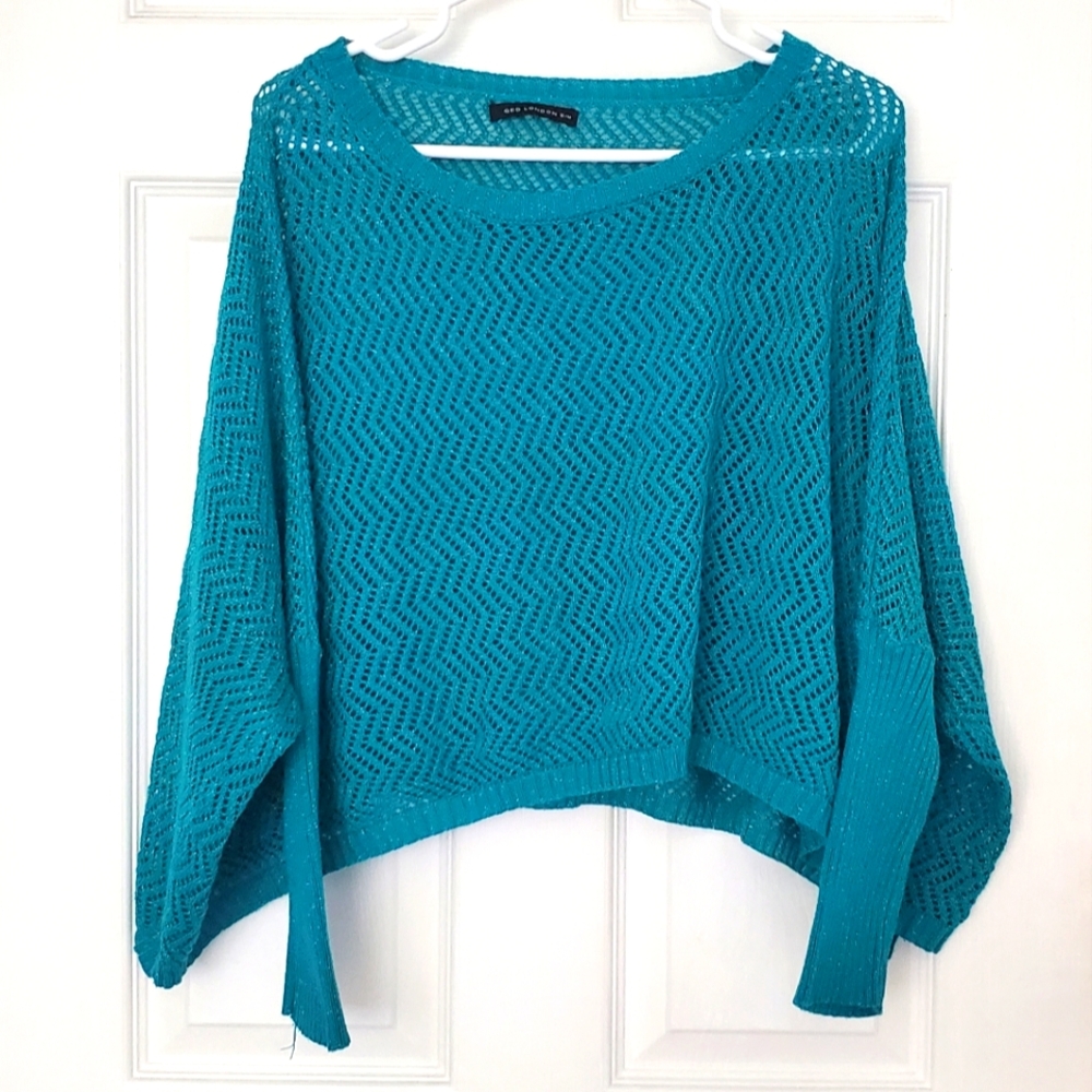 🌟 Glittery Knit Batwing Sweater 🌟